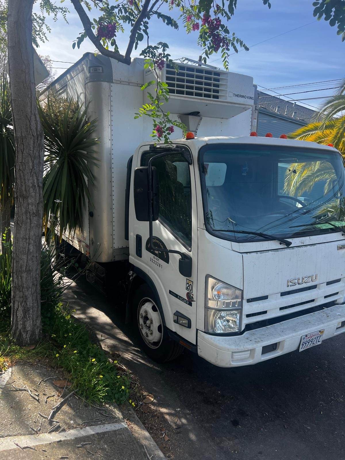 Santini Delivery Solutions Isuzu refrigerated truck