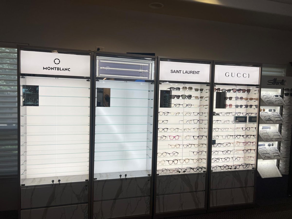 Premium retail displays installed by Santini white glove delivery team